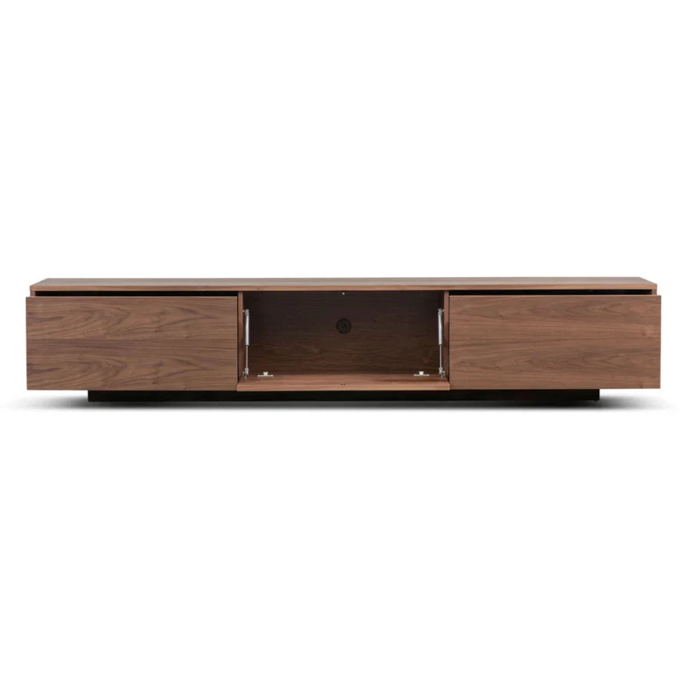 Zykar 2.3m Wooden TV Entertainment Unit - Walnut-houseofhyne