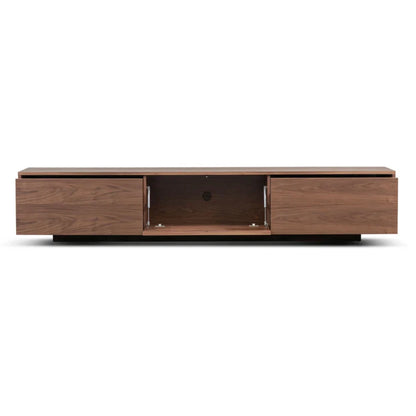 Zykar 2.3m Wooden TV Entertainment Unit - Walnut-houseofhyne