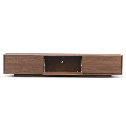 Zykar 2.3m Wooden TV Entertainment Unit - Walnut-houseofhyne