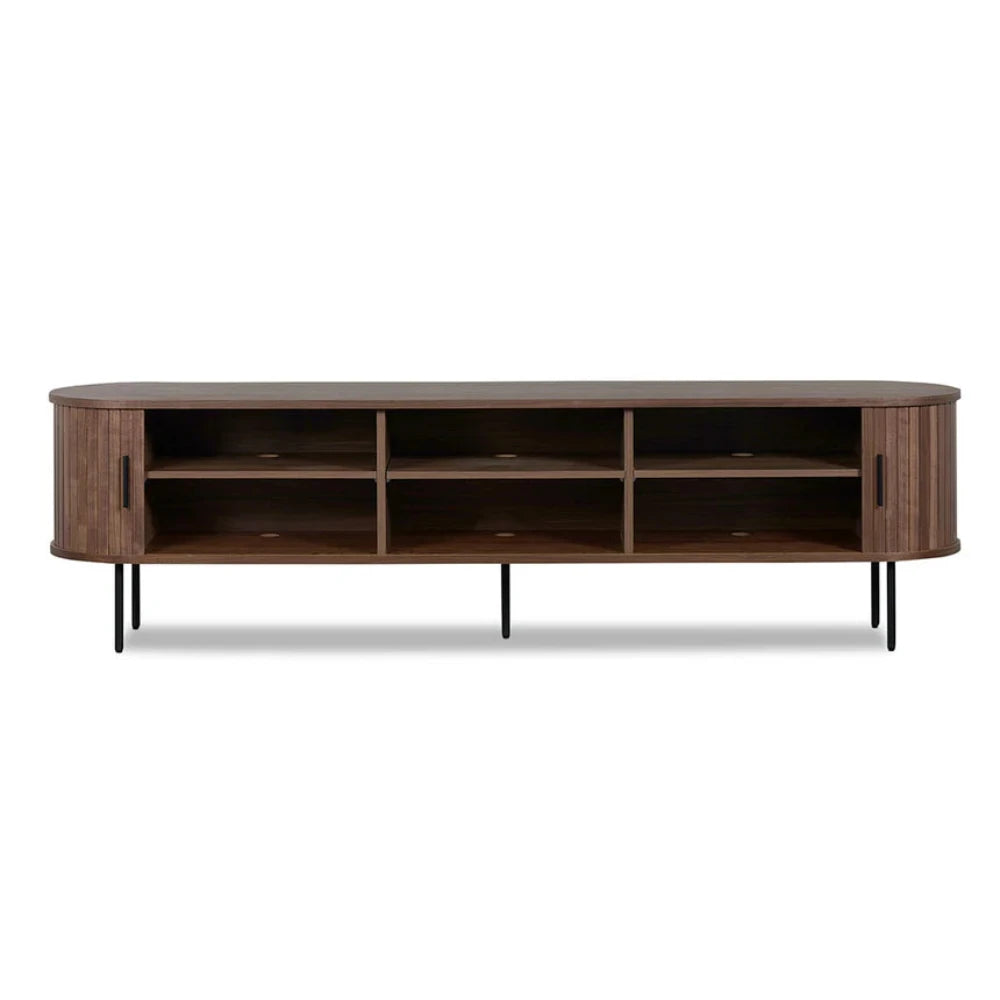 Grylox 2m TV Entertainment Unit - Walnut-houseofhyne