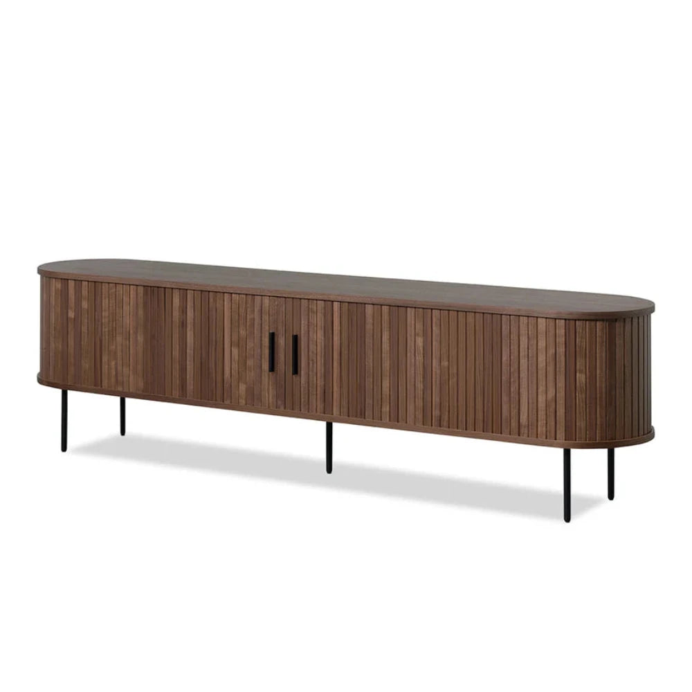 Grylox 2m TV Entertainment Unit - Walnut-houseofhyne