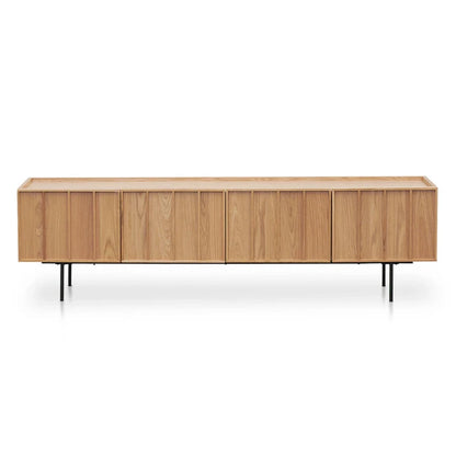 Xalor 2m Wooden TV Entertainment Unit - Natural-houseofhyne