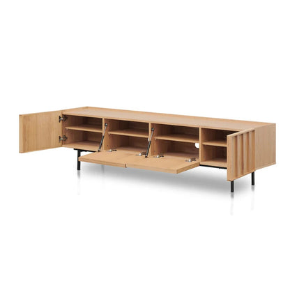 Xalor 2m Wooden TV Entertainment Unit - Natural-houseofhyne