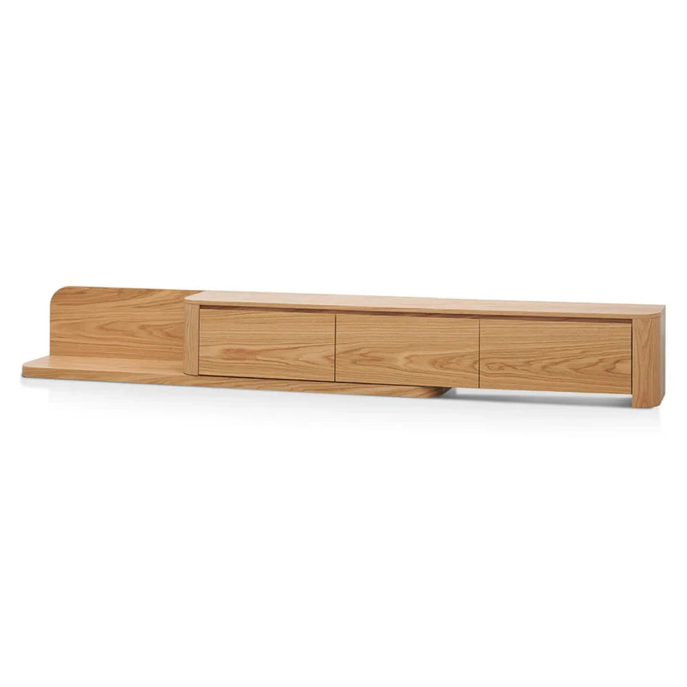 Vlaron Expandable TV Entertainment Unit - Natural Oak-houseofhyne