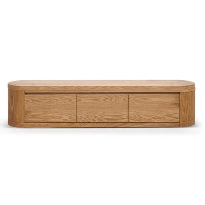 Qylaron Expandable TV Entertainment Unit - Natural Oak-houseofhyne