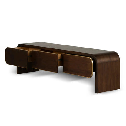 Valdar 2m TV Entertainment Unit - Walnut-houseofhyne