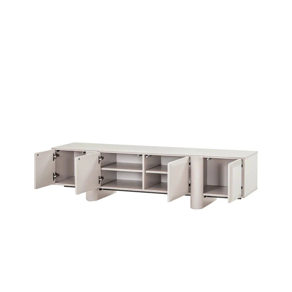 Tylorn 1.6m TV Entertainment Unit - Light Grey-houseofhyne