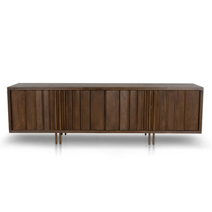 Glarnox 2m TV Entertainment Unit - Caramel Oak-houseofhyne