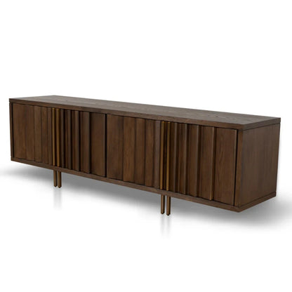 Glarnox 2m TV Entertainment Unit - Caramel Oak-houseofhyne