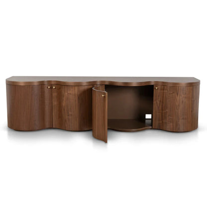 Nylos 2.15m TV Entertainment Unit - Light Walnut-houseofhyne