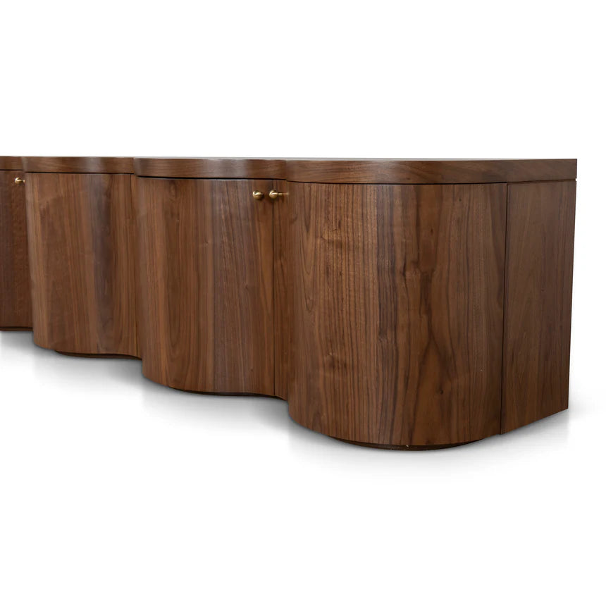 Nylos 2.15m TV Entertainment Unit - Light Walnut