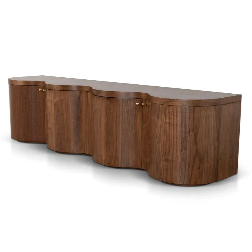 Nylos 2.15m TV Entertainment Unit - Light Walnut-houseofhyne