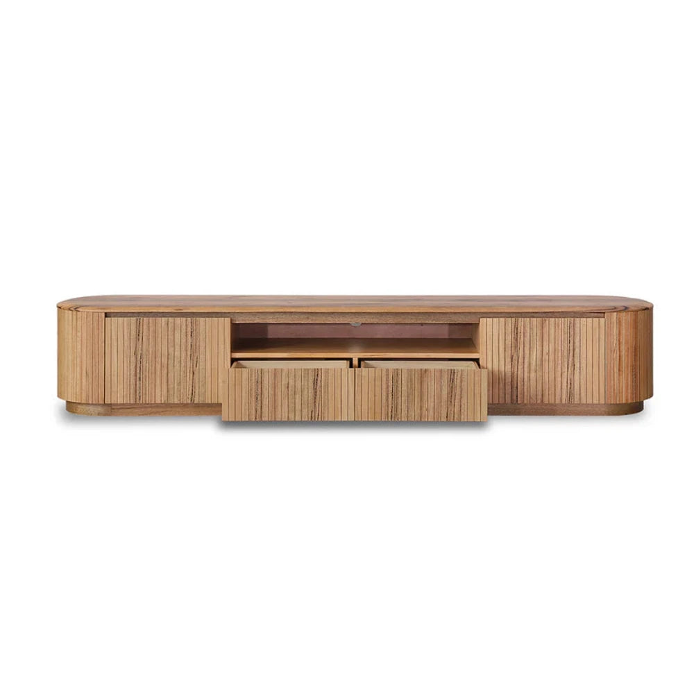 Xyrak 2.4m TV Entertainment Unit - Natural-houseofhyne