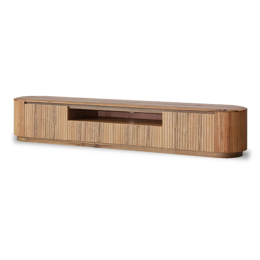 Xyrak 2.4m TV Entertainment Unit - Natural-houseofhyne