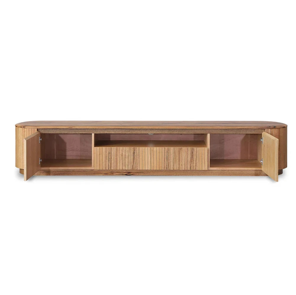 Xyrak 2.4m TV Entertainment Unit - Natural-houseofhyne