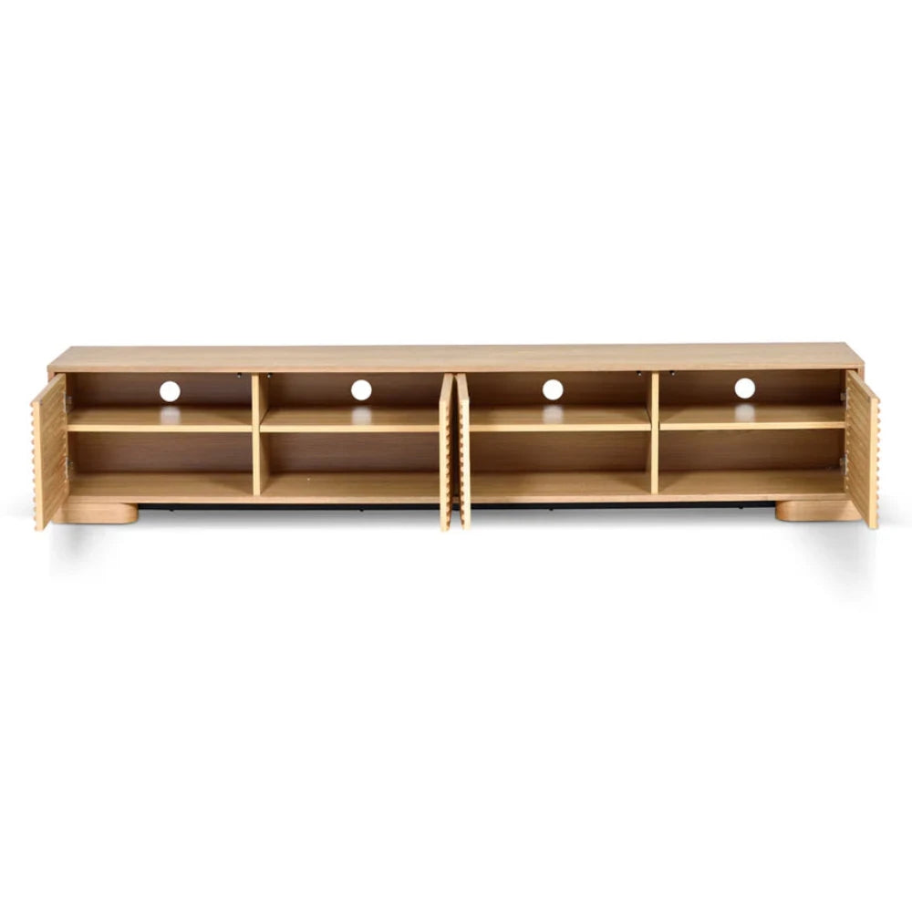 Zylon 2.3m TV Entertainment Unit - Natural-houseofhyne