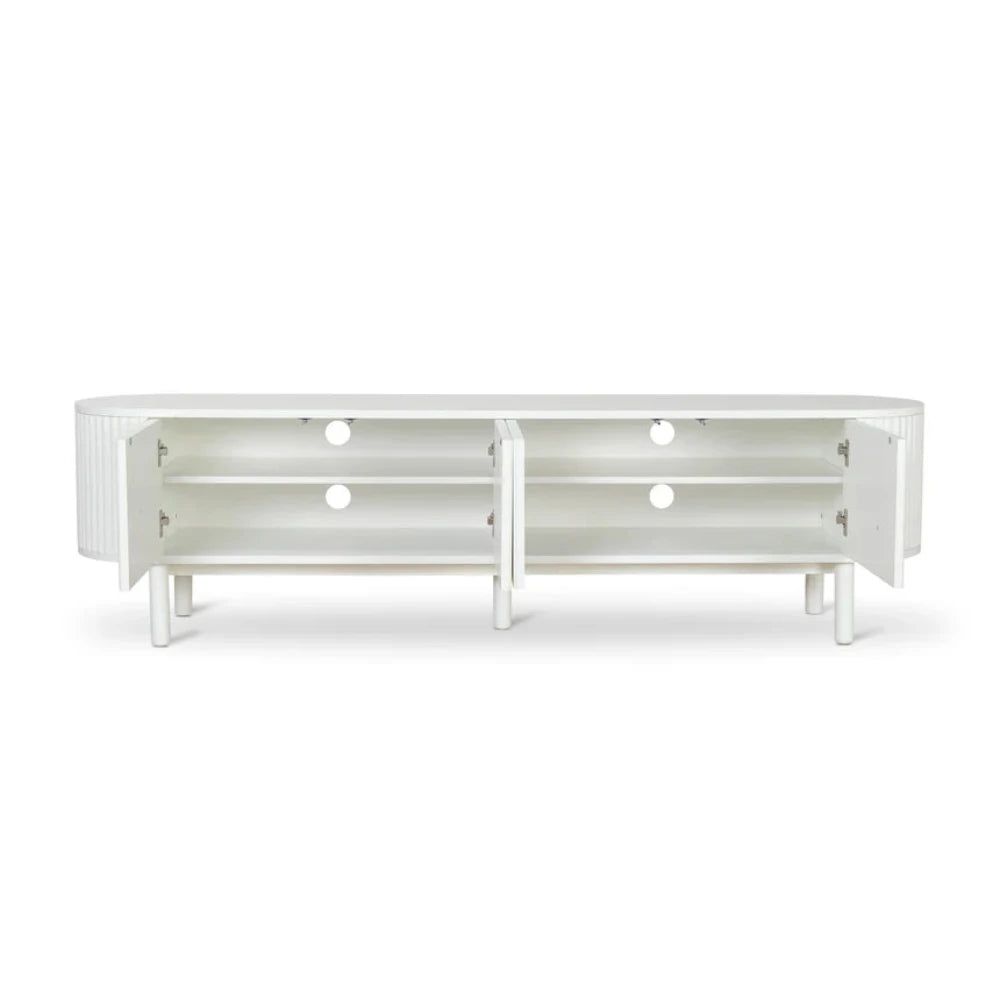 Vraxor 2m TV Entertainment Unit - White Oak-houseofhyne