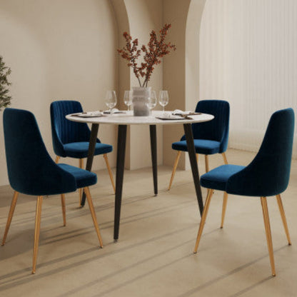 Ocean’s Velvet Dining Set - House of Hyne