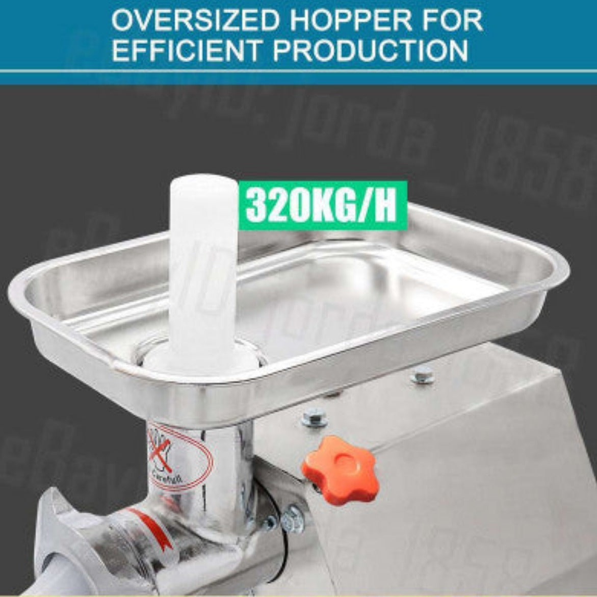 1.63HP Commercial Meat Mincer- Electric Grinder & Sausage Maker Filler 1200W 8