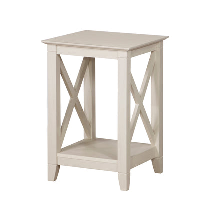 Virellian  Laura Table In Antique White - House of Hyne