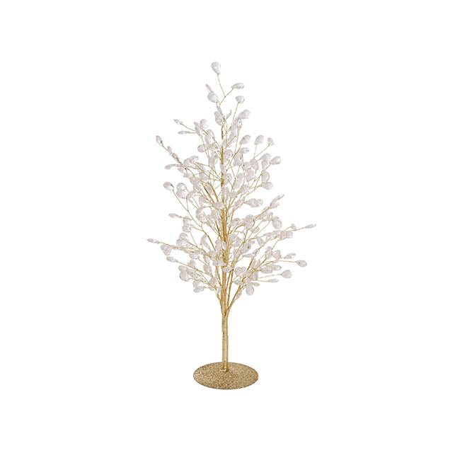 Virex Sparkling Acrylic Crystal Table Top Tree Gold (42cmH) - House of Hyne