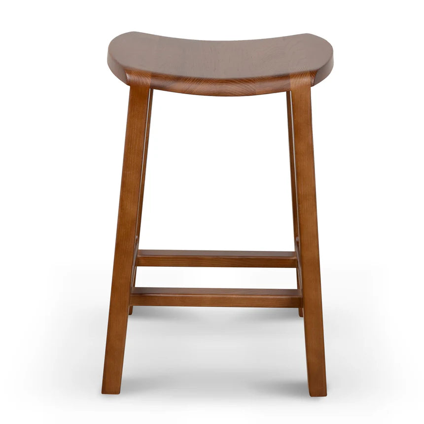 Vlarnak 62cm Bar Stool - Walnut - House of Hyne