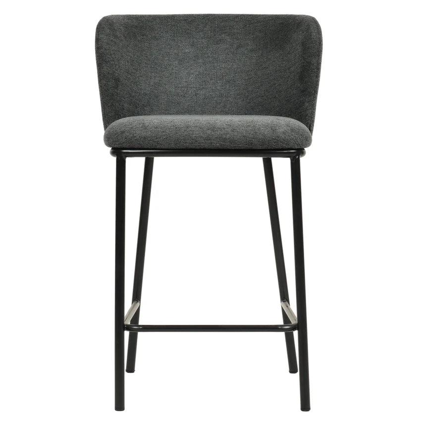 Vorlak 65cm Bar Stool - Charcoal Grey (Set of 2) - House of Hyne