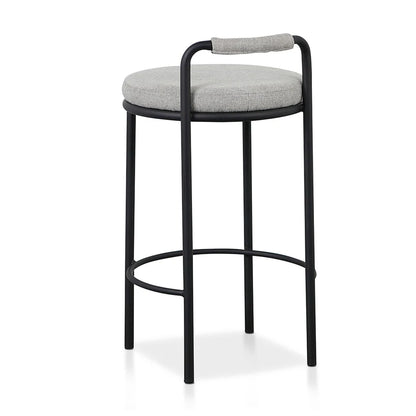 Vorlex 65cm Bar Stool - Coastal Light Grey (Set of 2) - House of Hyne