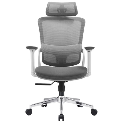 Vornak High Back Facbric Office Chair In Grey - House of Hyne