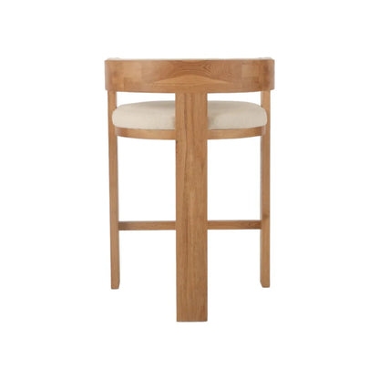 Vyxar Natural Barstool - Light Beige - House of Hyne