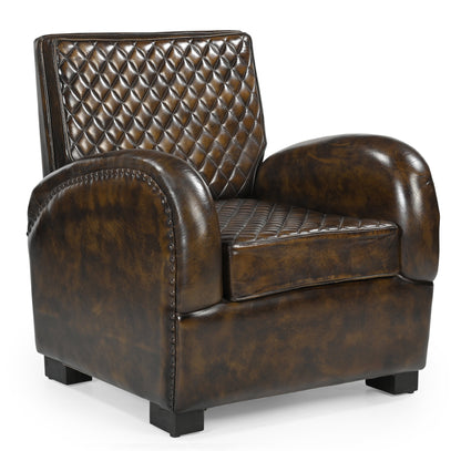 Xaltran Armstrong Leather Hand Made Armchair - House of Hyne