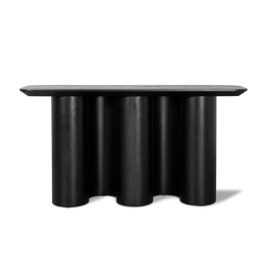 Xaltron  1.5m Console Table - Textured Espresso Black - House of Hyne