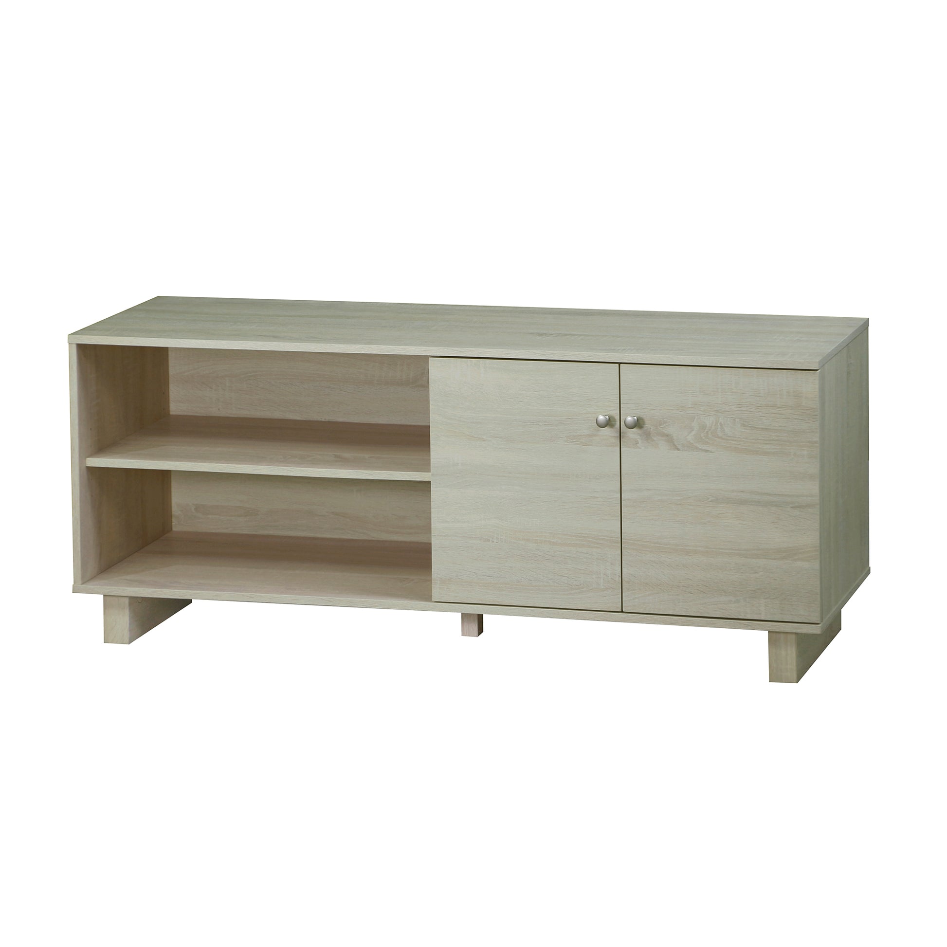 Xandara Cody 2 Doors TV Unit in White Oak - House of Hyne