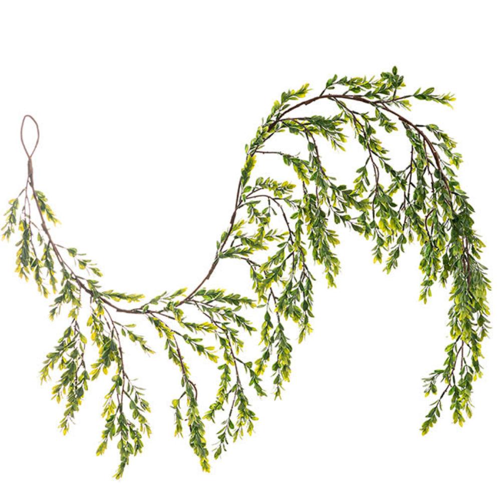 Xelthar Boxwood Garland Green (150cmL) Set of 2 - House of Hyne