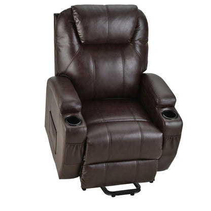 Xylan FORTIA Electric Massage Lift Recliner Chair Faux Leather - House of Hyne