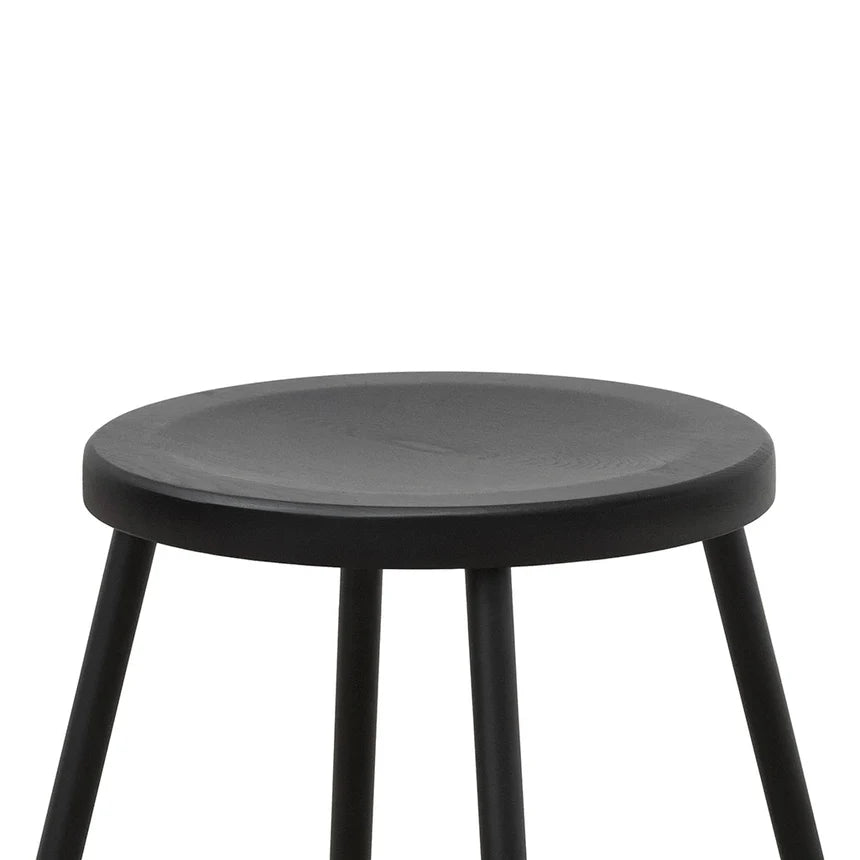 Xylophos 65cm Barstool - Full Black - House of Hyne