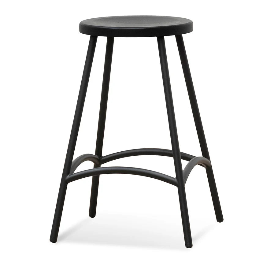 Xylophos 65cm Barstool - Full Black - House of Hyne