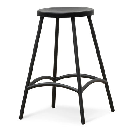 Xylophos 65cm Barstool - Full Black - House of Hyne