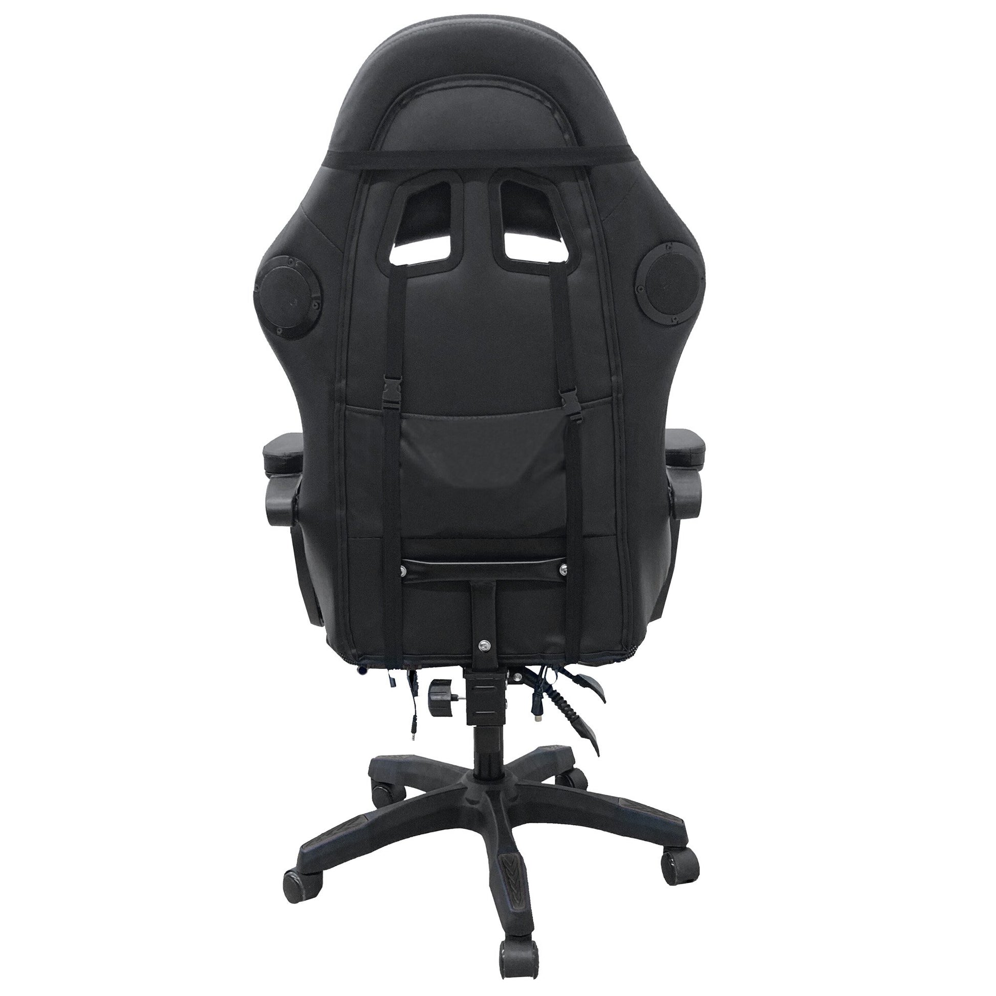 Xyloxian Intex Spire Onyx Led Massage Gaming Chair - Black - House of Hyne