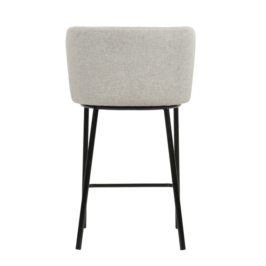 Zarnok  65cm Bar Stool - Coastal Light Grey (Set of 2) - House of Hyne