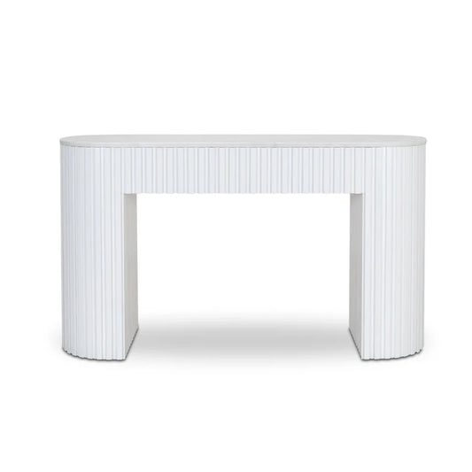 Zephyrox  1.5m Marble Console Table - White - House of Hyne