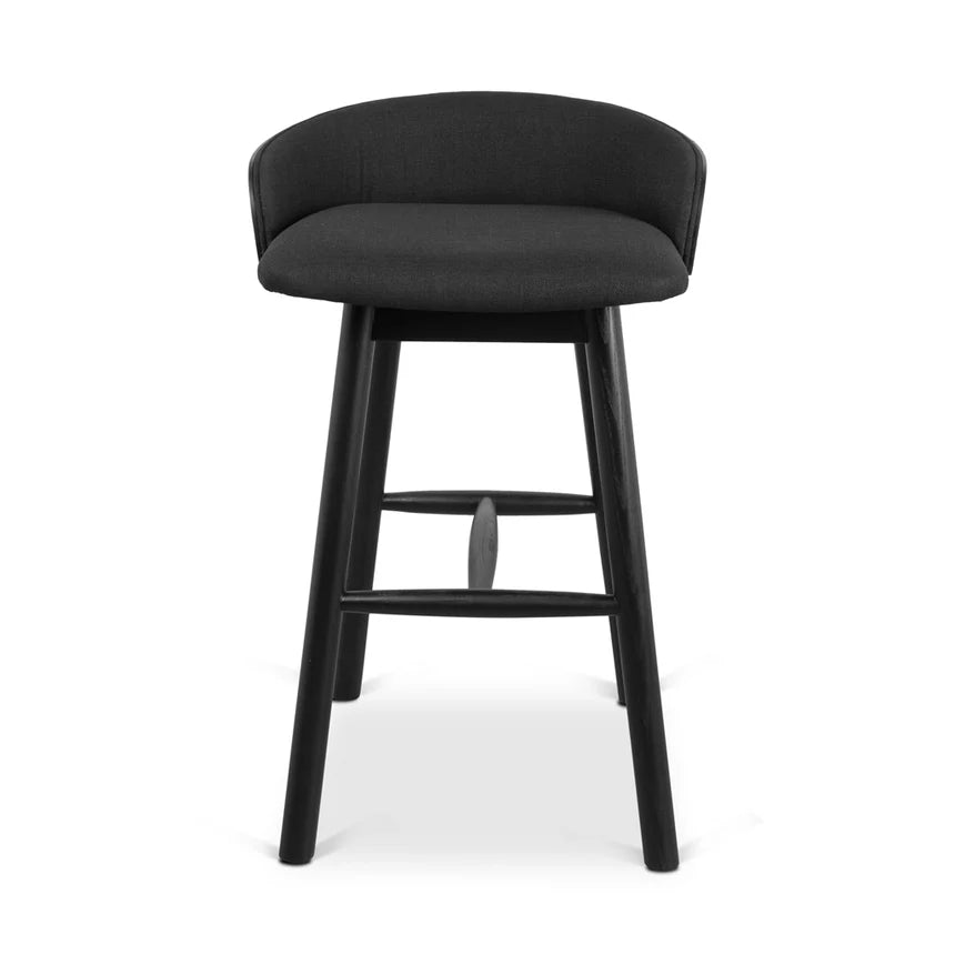 Zylar  65cm Bar Stool - Full Black - House of Hyne