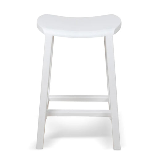 Zylox 62cm Bar Stool - White - House f Hyne