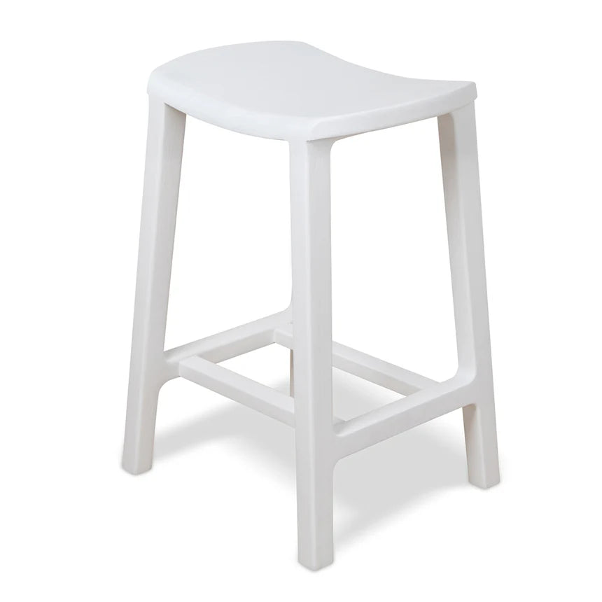 Zylox 62cm Bar Stool - White - House f Hyne