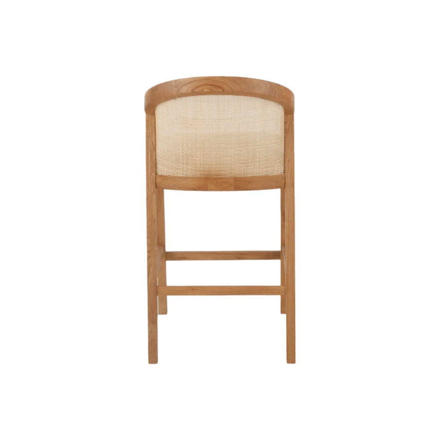 Zyphron  Fabric Barstool - Light Beige - House of Hyne