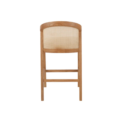 Zyphron  Fabric Barstool - Light Beige - House of Hyne