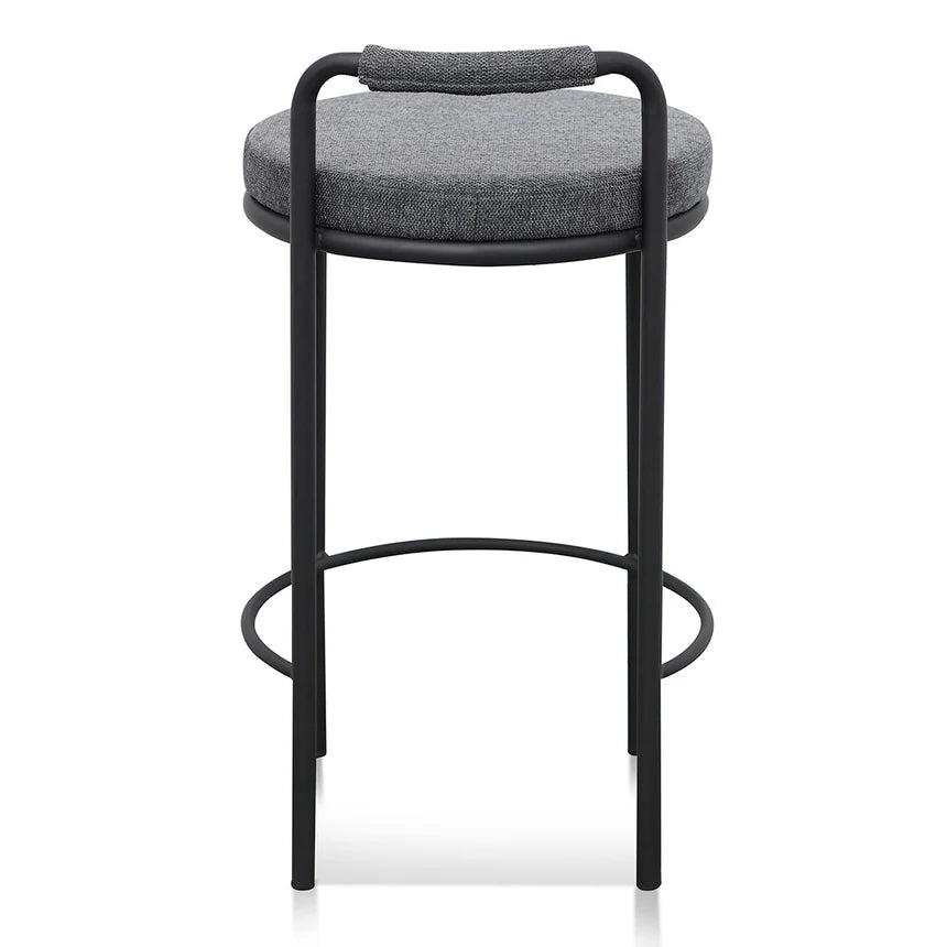 Zyptonic  65cm Bar Stool - Charcoal Grey (Set of 2) - House of Hyne