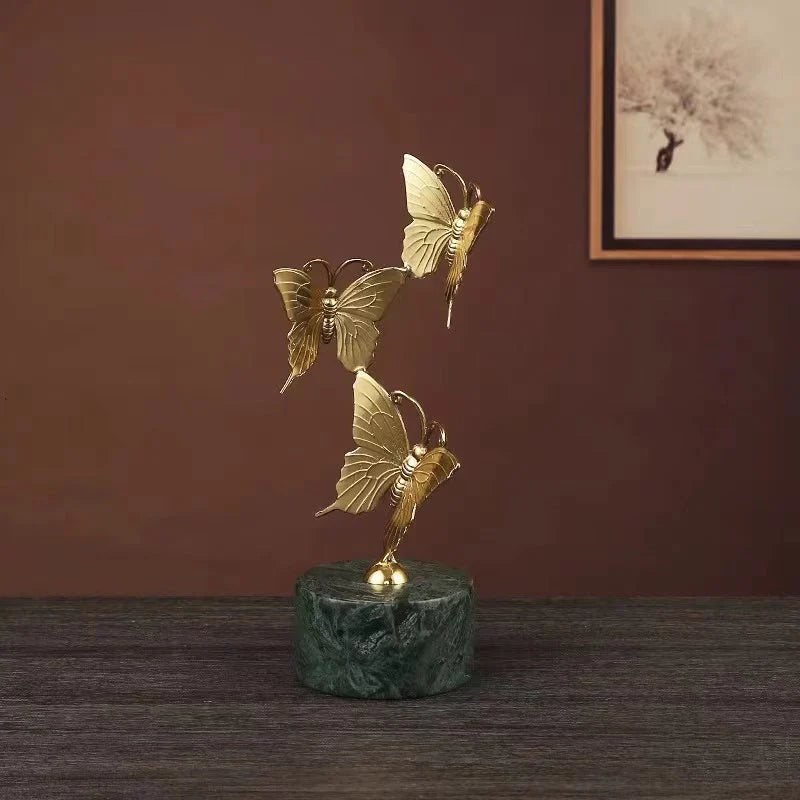 Aerion Anyhouz Tabletop Gold Flying Butterfly Home Decor 2