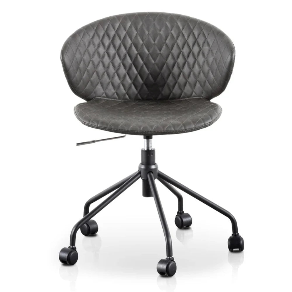 Sylix Office Chair - Charcoal with Black Base-houseofhyne