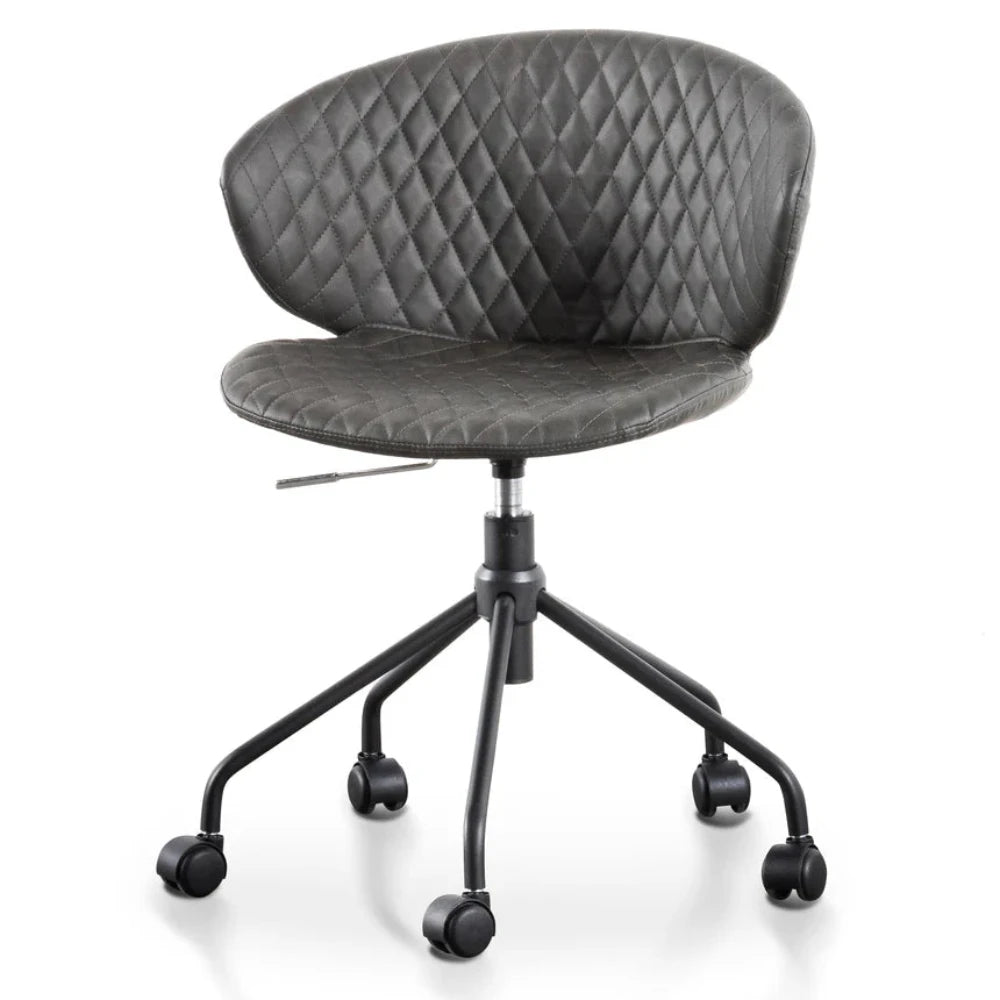 Sylix Office Chair - Charcoal with Black Base-houseofhyne